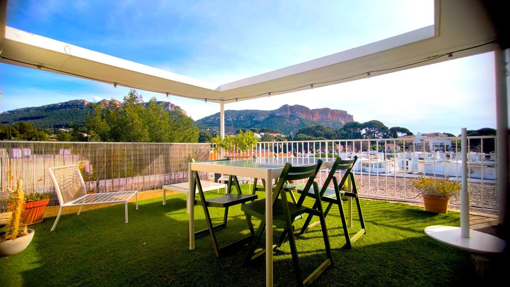 Sunset Garden - Roof Top 45 M2 Vue Mer / Cap Canaille Cassis Exterior photo
